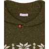 Goyo Fair Isle Merino Kids Jumper, Dark Green - Sweatshirts - 3