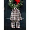 Navidad Kids Pyjamas, Ivory Tartan - Pajamas - 5