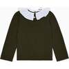 Odisea Merino Jumper, Olive - Sweatshirts - 4