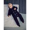 Baby Alejo Merino Snowsuit, Navy - Jackets - 2