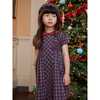 Arcadia Smock Tartan Dress, Navy - Dresses - 3