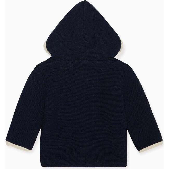 Jimena Merino Baby Wool Jacket, Navy - Jackets - 3