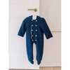 Baby Alejo Merino Snowsuit, Navy - Jackets - 3