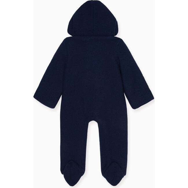 Baby Alejo Merino Snowsuit, Navy - Jackets - 4