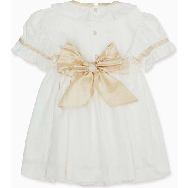 Santina Smock Ceremony Dress, Ivory - Dresses - 5