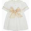 Santina Smock Ceremony Dress, Ivory - Dresses - 5