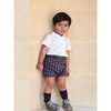 Baby Volo Tartan Set, Navy - Mixed Apparel Set - 2