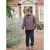 Elio Velvet Boy Chinos, Navy - Pants - 2