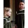 Carolina Girl Velvet Empire Dress, Green - Dresses - 7