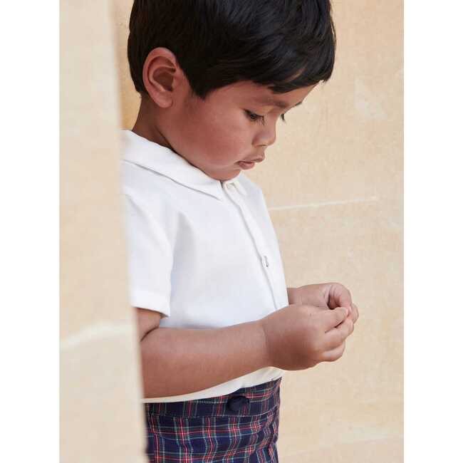 Baby Volo Tartan Set, Navy - Mixed Apparel Set - 3