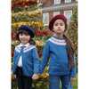 Baby Fair Isle Merino Cardigan, Dusty Blue - Cardigans - 5