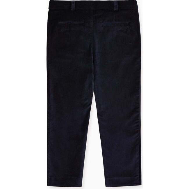 Elio Velvet Boy Chinos, Navy - Pants - 4