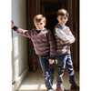 Mirlo Fair Isle Merino Jumper, Navy - Sweatshirts - 2