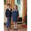 Axel Fair Isle Merino Cardigan, Dusty Blue - Cardigans - 3