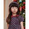 Wide Girl Hairband, Navy Tartan - Hair Accessories - 2