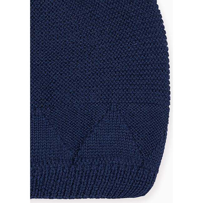 Merino Kids Bobble Hat, Navy - Hats - 3