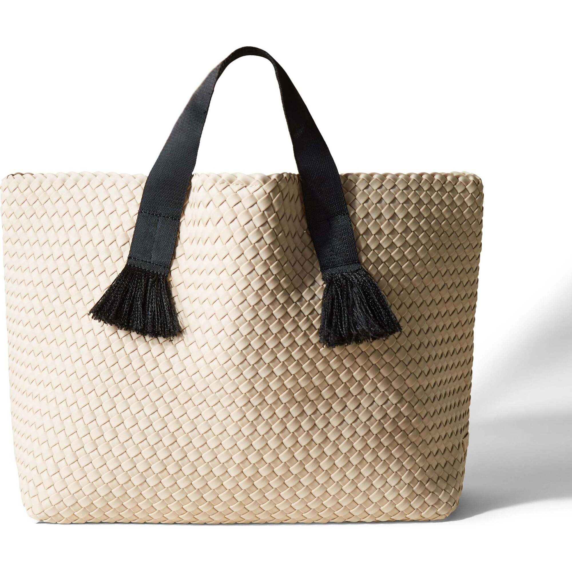 Women's Tulum Large Handwoven Tote, Moon - OS - Bags - 1