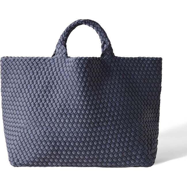 St Barths Handwoven Medium Tote With Zipped Pouch, Anchor
