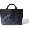 Women's St. Barths Medium Handwoven Tote Graphic Ombre, Basalt - OS - Bags - 1 - thumbnail