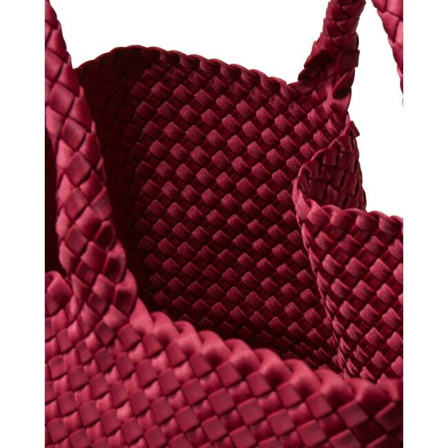 Women's St. Barths Medium Handwoven Tote, Rosewood - OS - Bags - 2