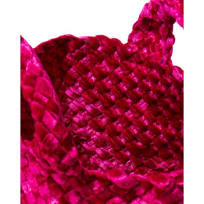 Women's St. Barths Petit Handwoven Tote Velvet, Crush - OS - Bags - 2