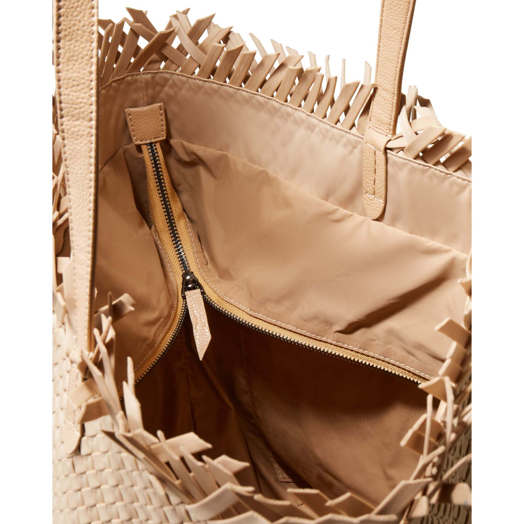 Women's Havana Travel Handwoven Tote, Camel - OS - NAGHEDI