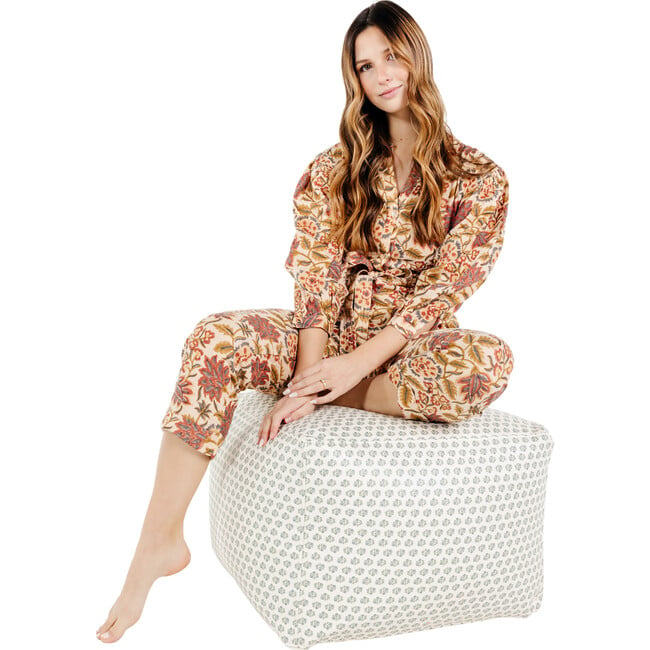 Square Pouf, Meadow - Ottomans - 2