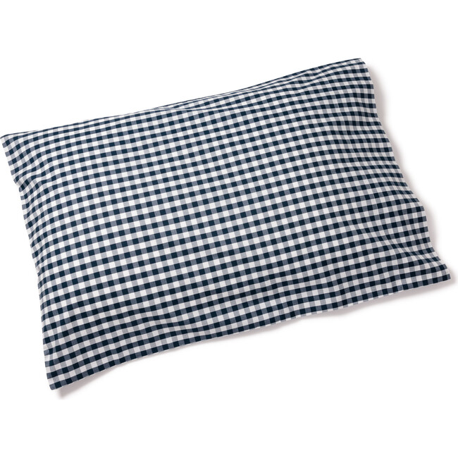 Standard Pillowcases - Set of 2, Navy Gingham
