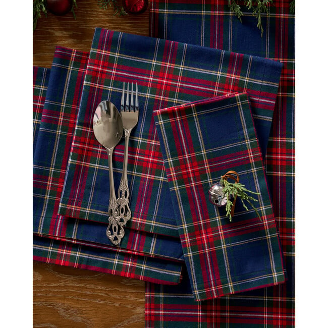 Set of 4 Napkins, Windsor Tartan - Tabletop Decor - 2