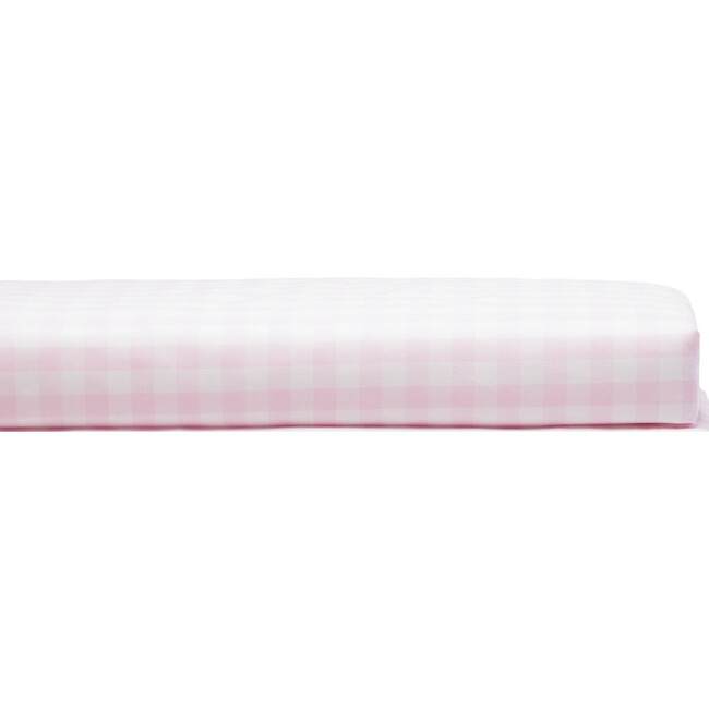 Crib Sheet, Pink Gingham