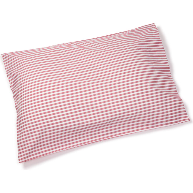 King Pillowcases - Set of 2, Antique Red Ticking