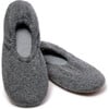 Cashmere Slippers, Dark Grey - Slippers - 1 - thumbnail