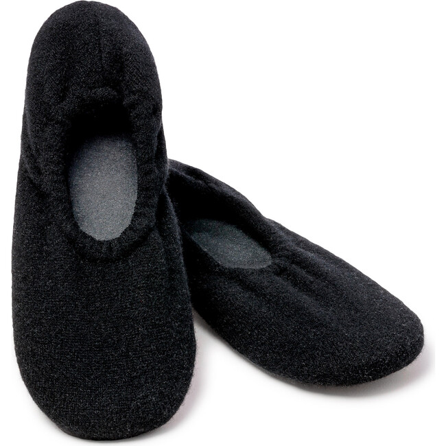 Cashmere Slippers, Black