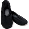 Cashmere Slippers, Black - Slippers - 1 - thumbnail