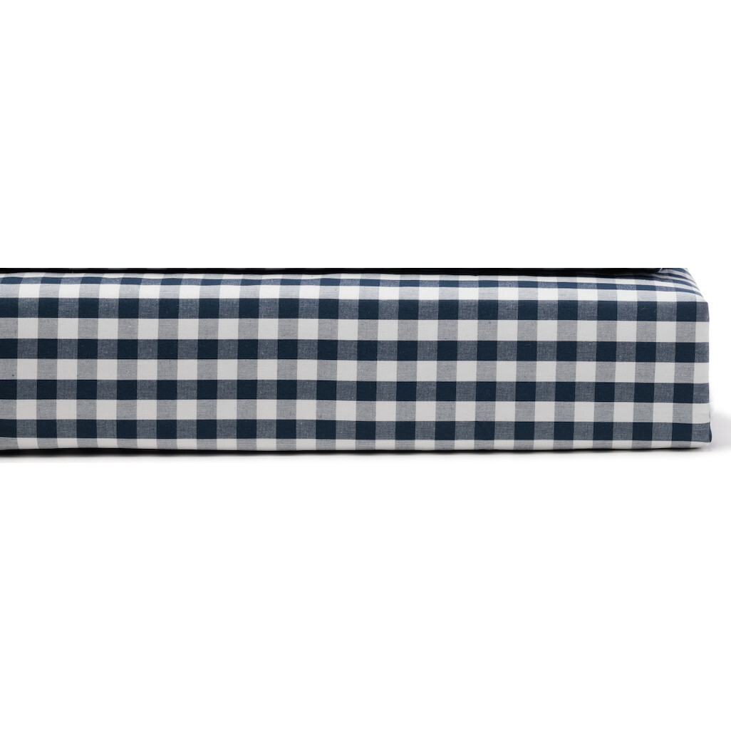 Bed Sheet Set, Navy Gingham - Sheets - 1