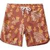 Mens SpongeBob Go with the Flow Boardshorts, Desert - Swim Trunks - 1 - thumbnail