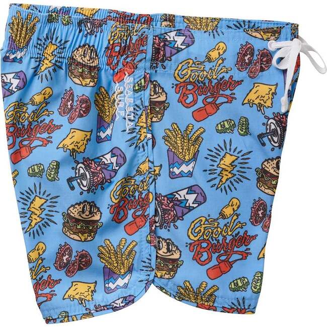 Good Burger Boardshorts, Blue - Swim Trunks - 2