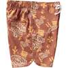Mens SpongeBob Go with the Flow Boardshorts, Desert - Swim Trunks - 2