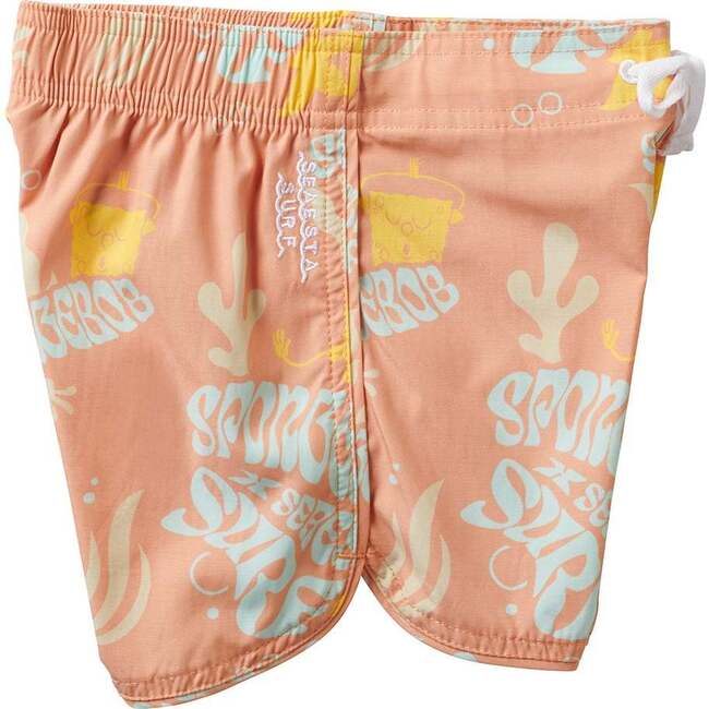 SpongeBob Go with the Flow Boardshorts, Peach - Swim Trunks - 2