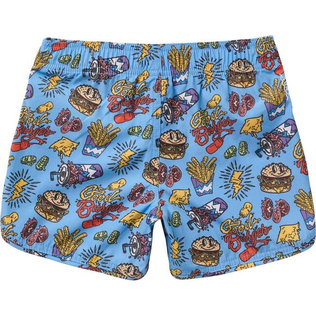 Good Burger Boardshorts, Blue - Swim Trunks - 3