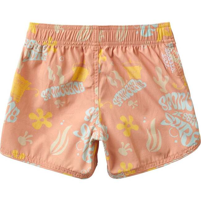 SpongeBob Go with the Flow Boardshorts, Peach - Swim Trunks - 3