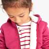 Teddy Fleece-Lined Zip Hoodie, Heather Pomegranate - Fleece & Sherpa Jackets - 3