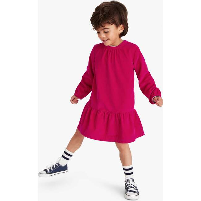 Corduroy Dress, Pomegranate - Dresses - 2