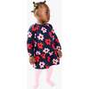 Baby Tiered Dress In Cutout Blooms, Navy Bold Blooms - Dresses - 2