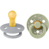BIBS x Liberty Colour Capel Latex Pacifier, Sage Mix (Pack Of 2) - Pacifiers - 2