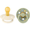BIBS x Liberty Colour Eloise Latex Pacifier, Sage Mix (Pack Of 2) - Pacifiers - 3