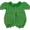 Mini Mabel Bubble in Festive Green - Rompers - 1 - thumbnail