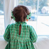 Folklore Small Bow Set in Festive Green - Hair Accessories - 2