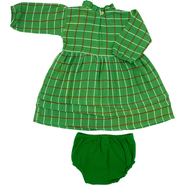 Mini Drew Dress in Festive Green - Dresses - 5