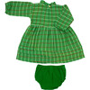 Mini Drew Dress in Festive Green - Dresses - 5